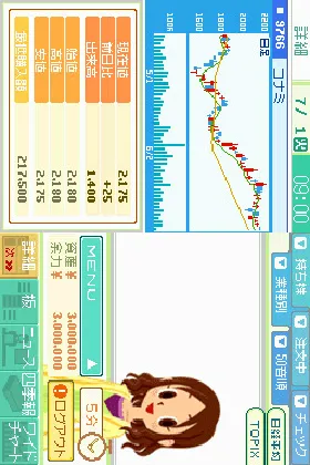 Kabushiki Baibai Trainer - Kabutore! Next (Japan) screen shot game playing